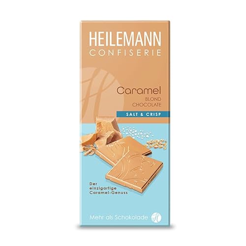 Heilemann Caramel Blond Chocolate Salt & Crisp, 80g von Heilemann Confiserie