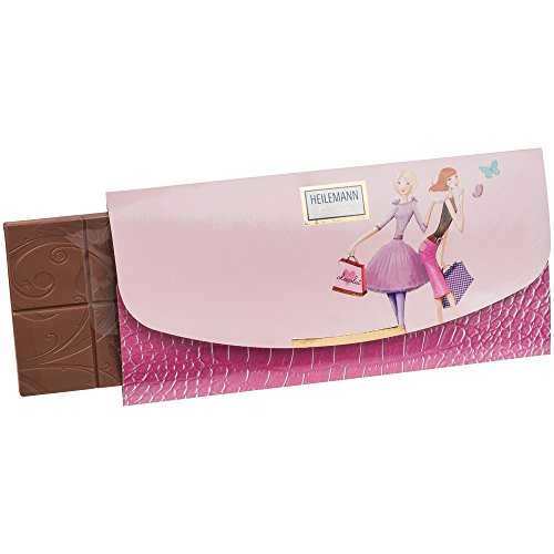 Heilemann Confiserie Girls Clutch Bag Handtasche aus Edelvollmilch Schokolade, 80 g von Heilemann Confiserie