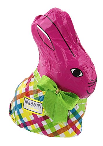 Heilemann Confiserie Osterhase Schokolade, stannioliert, 50 g (bunt, Edelvollmilch, 3-fach sortiert) von Heilemann Confiserie