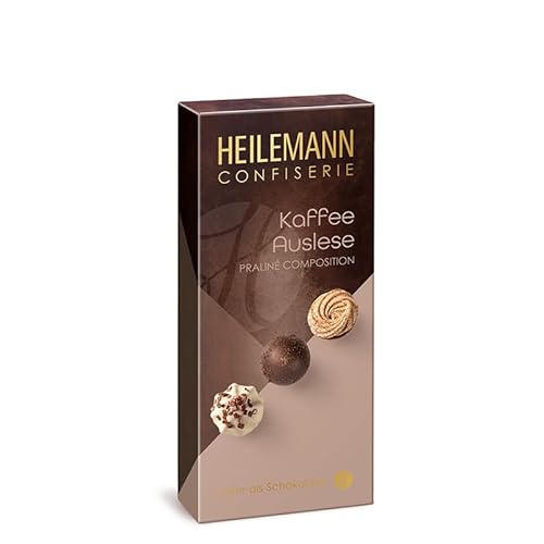 Heilemann Confiserie Pralinen Composition, 8er-Pralinen-Packung (Kaffee-Auslese Pralinés Composition, 90g) von Heilemann Confiserie