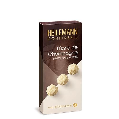 Heilemann Confiserie Pralinen Composition, 8er-Pralinen-Packung (Marc de Champagne Trüffel weiss, 100g) von Heilemann Confiserie