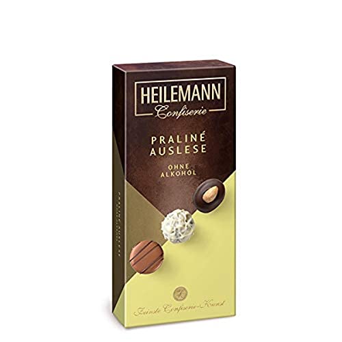 Heilemann Confiserie Pralinen Composition, 8er-Pralinen-Packung (Praliné-Auslese ohne Alkohol, 95g) von Heilemann Confiserie