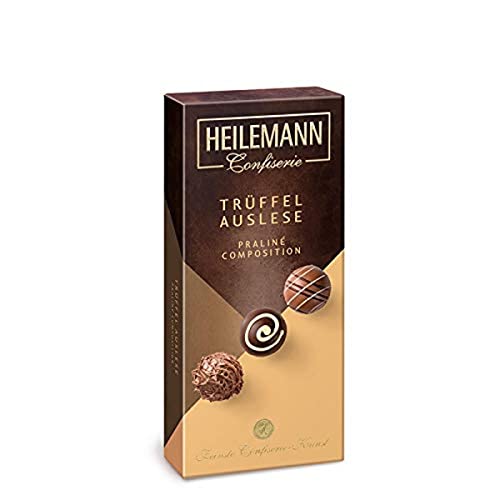 Heilemann Confiserie Pralinen Composition, 8er-Pralinen-Packung (Trüffel-Auslese Praliné Composition, 100g) von Heilemann Confiserie