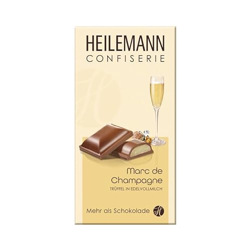 Heilemann Confiserie Schokolade, Marc de Champagne-Trüffel Edelvollmilch, 100 g von Heilemann Confiserie