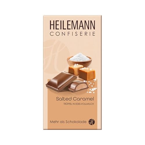 Heilemann Confiserie Schokolade, Salted Caramel-Trüffel Edelvollmilch, 100 g von Heilemann Confiserie