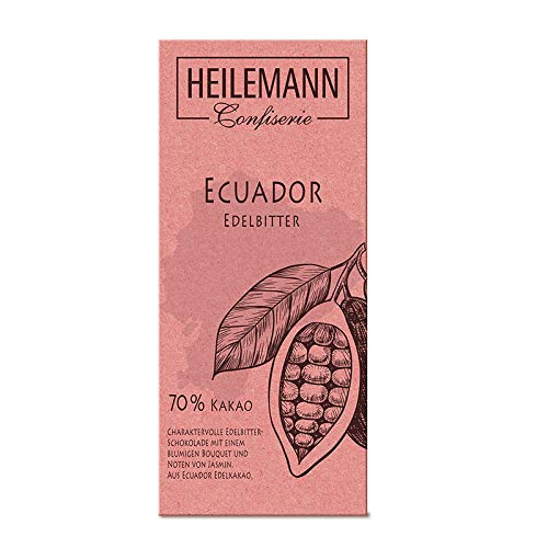 Heilemann Confiserie Ursprungs-Schokolade Ecuador 70% Edelbitter, 80g von Heilemann Confiserie