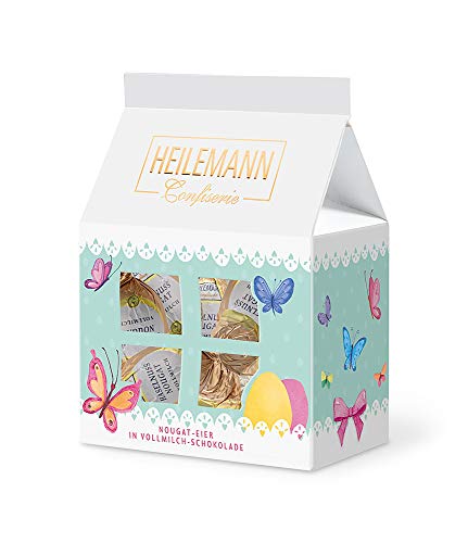 Heilemann Frühlingshaus mit Nougat-Praliné Eiern, 144g von Heilemann Confiserie