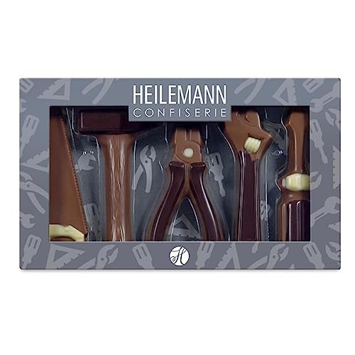 Heilemann Geschenkpackung "Werkzeuge" Edelvollmilch, 100g von Heilemann Confiserie