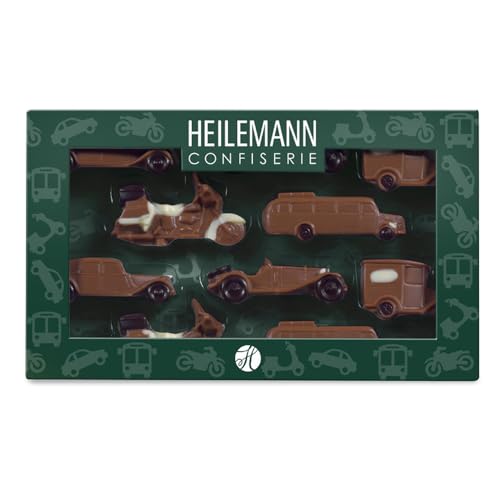 Heilemann Geschenkverpackung "Oldtimer" Edelvollmilch, 100g von Heilemann Confiserie