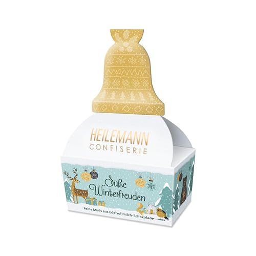 Heilemann Schokoladen-Geschenk "Süße Winterfreuden" (Weihnachtsglocke mit Edelvollmilch-Minis) von Heilemann Confiserie