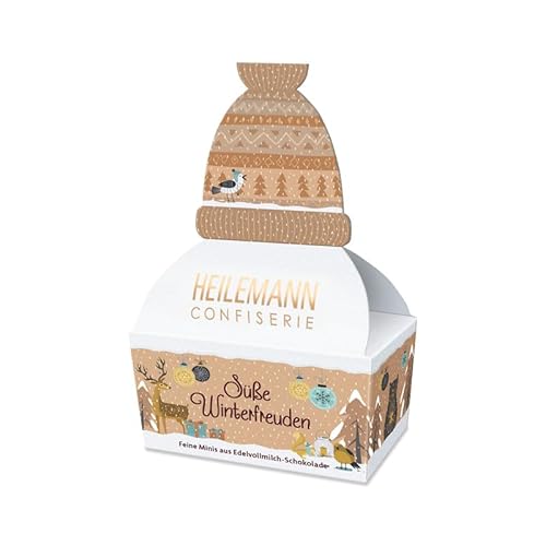 Heilemann Schokoladen-Geschenk "Süße Winterfreuden" (Wintermütze mit Edelvollmilch-Minis) von Heilemann Confiserie