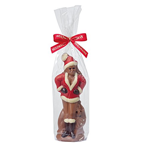 Heilemann Sexy Weihnachtsmann Schokoladen-Figur (Weihnachtsfrau 125 g) von Heilemann Confiserie