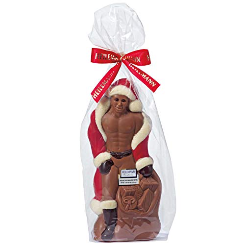 Heilemann Sexy Weihnachtsmann Schokoladen-Figur (Weihnachtsmann 150 g) von Heilemann Confiserie