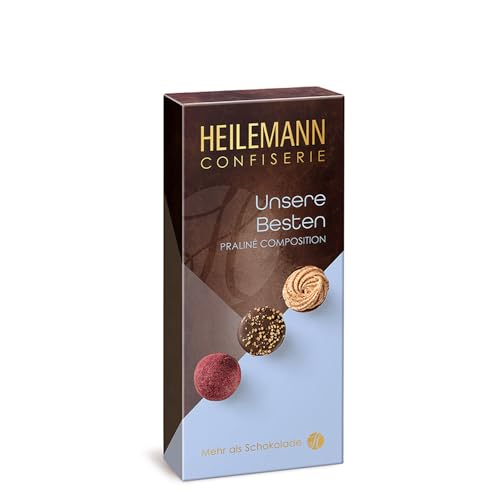 Heilemann Confiserie Pralinen Composition, 8er-Pralinen-Packung (Unsere Besten Praliné Composition, 95g) von Heilemann Confiserie