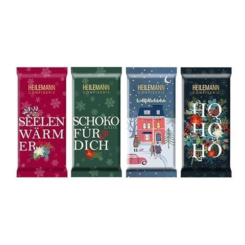 Heilemann Weihnachts-Täfelchen "HO HO HO"-Edition, 37 g von Heilemann Confiserie