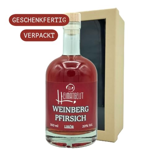 Exklusiver Weinbergpfirsich-Likör aus dem Schwarzwald – Das perfekte Weihnachtsgeschenk von Heimatgeist