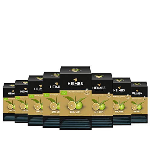 HEIMBS Bio Earl Grey, 20 Pyramidenbeutel, 8er Pack von Heimbs