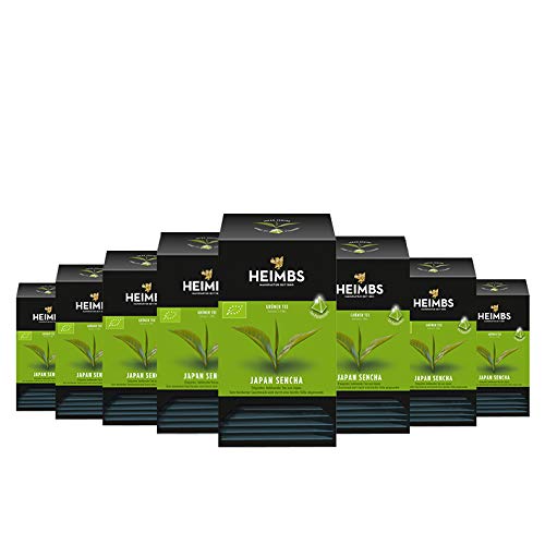 HEIMBS Bio Japan Sencha, 20 Pyramidenbeutel, 8er Pack von Heimbs