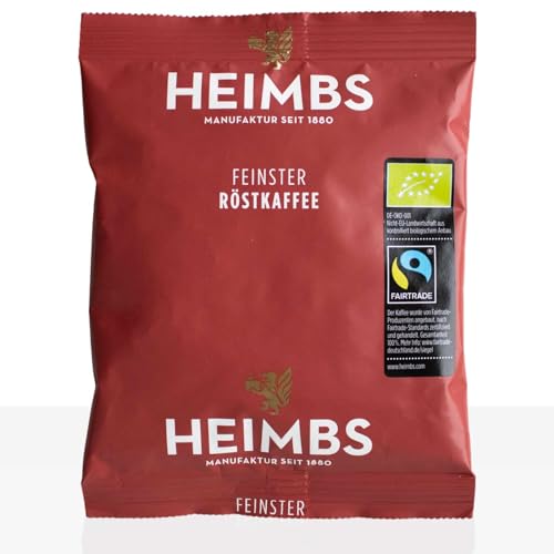 Heimbs Röstkaffee Bio Fairtrade - 60 x 70g Kaffee gemahlen, Filterkaffee von Heimbs