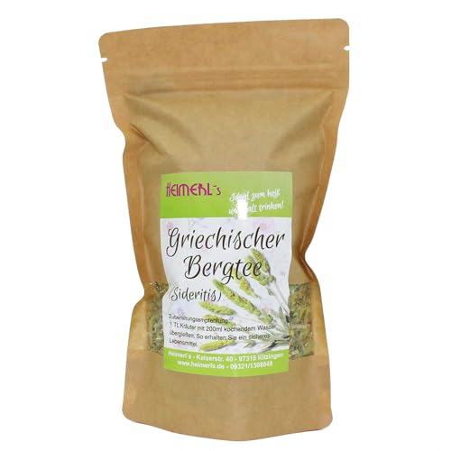 HEIMERLs Griechischer Bergtee 40g - Kräutertee, auch als griechisches Eisenkraut bekannt - mild-würzig im Geschmack - 1a Qualität von Heimerls Wild- und Heilpflanzen