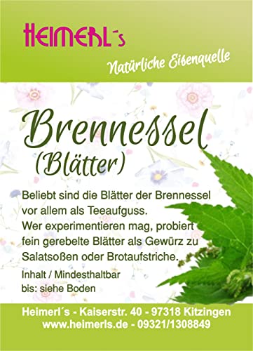 HEIMERLs Brennessel Blätter 80g von Heimerls Wild- und Heilpflanzen