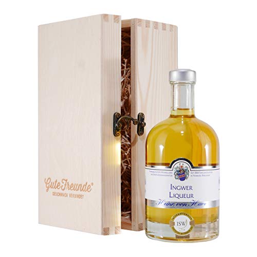 Heinr. von Have Ingwer Liqueur mit Geschenk-Holzkiste von Heinr. von Have