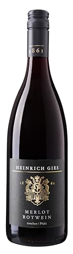 2023 Weingut Heinrich Gies Merlot D.Q. trocken 750 ml 13,5% Vol. Alkohol - Ideales Männer und Frauen Geschenk - oder als Mitbringsel von Heinrich Gies