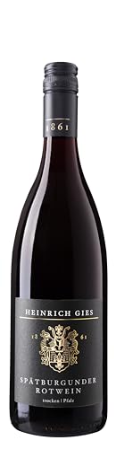 2023 Weingut Heinrich Gies Spätburgunder Rotwein D.Q. trocken 750 ml 12,5% Vol. Alkohol - Geschenk für Männer und Frauen von Heinrich Gies