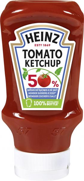 Heinz Tomato Ketchup 50% weniger Zucker von Heinz