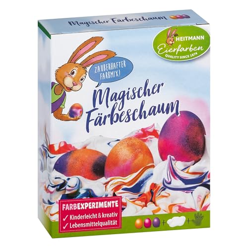 Heitmann Eierfarben - EGGsperimente - Magischer Färbeschaum von Heitmann Eierfarben