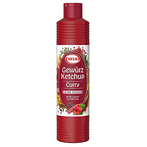 Hela Curry Gewürzketchup extra scharfen Geschmack 800ml 12er Pack von Ketschup