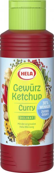 Hela Gewürzketchup Curry delikat 30% weniger Zucker von Hela