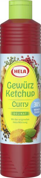 Hela Gewürz Ketchup Curry Delikat 30% weniger Zucker von Hela