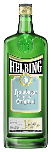 Helbing Kümmel - Hamburgs feiner Kümmel Schnaps seit 1836 - Trinkt man eiskalt, pur oder mit Tonic. (1 x 1,0 l) | 1l (1er Pack) von HBITT