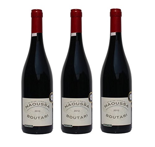 3x Boutari Naoussa g.U. griechischer Rotwein trocken je 0,75L Xinomavro Genießer Set + Probiersachet 10ml kretisches Olivenöl von Hellenikos