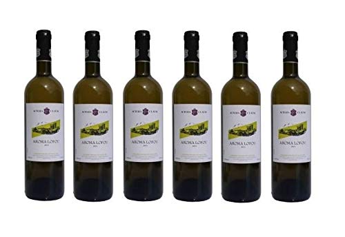 6x Achaia Clauss Aroma Lofou Lofos Weiß aus Griechenland a 750 ml 12% Vol. Achaia Clauss griechischer Weißwein Weiß Wein + 2 Probier Sachets Olivenöl aus Kreta a 10 ml von Hellenikos