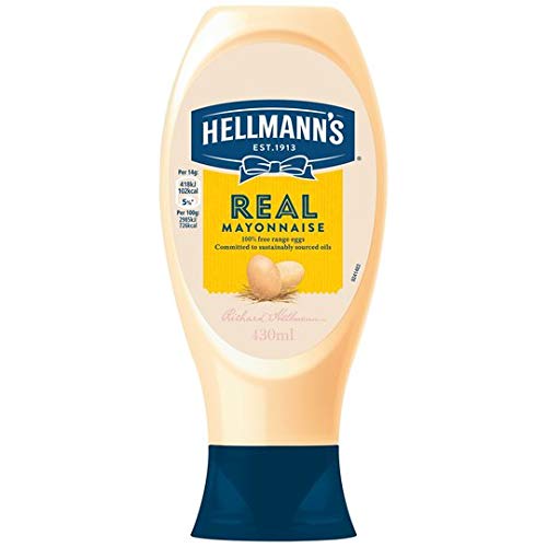 Hellmann's Mayonnaise Squeeze, echt, 430 ml von Hellmann's