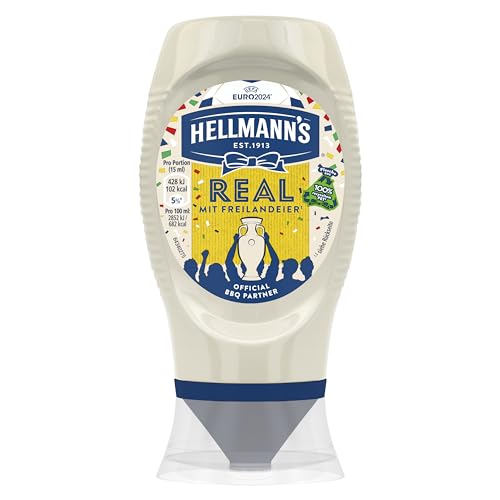 Hellmann's Real Salat Mayo leckere Salat Mayonnaise mit Freilandeiern 250 ml 1 Stück von Hellmann's