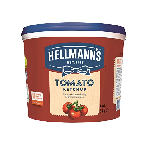 Hellmann's Tomato Ketchup (fruchtig, tomatiger Geschmack) 1er Pack (1 x 5 kg) von Hellmann's