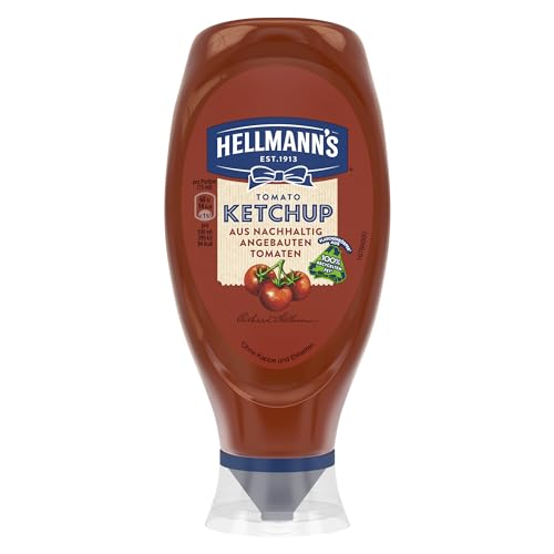 Hellmann's Tomato Ketchup leckere Grillsauce ideal zum Verfeinern aus nachhaltig angebauten Tomaten 500 ml von Hellmann's