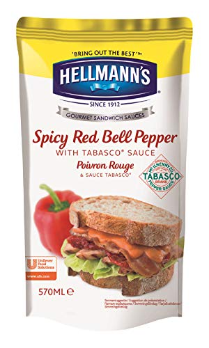 Hellmanns Sandwich saus pittige ritt Paprika - Zak 57 cl von Hellmann's