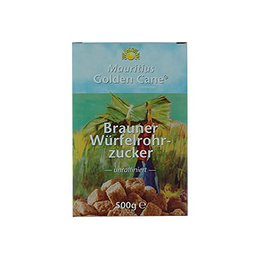 Braune Rohrzucker-Würfel, 500g von Hellmi