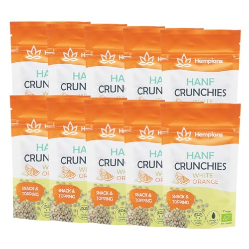 Bio Hanf Crunchies White Orange - 10 x 50g von Hempions