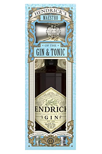 Hendrick's Gin Geschenkset Jigger, 70cl - ein meisterhaftes Gin & Tonic Set von Hendrick's