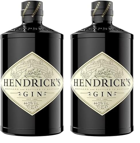 Hendrick's Original Gin, 70cl – ein köstliches Gin-Geschenk (Packung mit 2) von Hendrick's