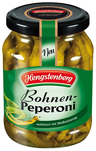 Hengstenberg Bohnenpeperoni mit Weißweinessig, 6er Pack (6 x 300 g) von Hengstenberg