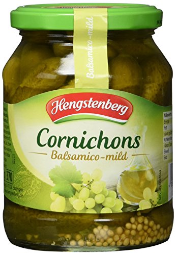 Hengstenberg Cornichons Balsamico-mild, 6er Pack (6 x 330 g) von Hengstenberg