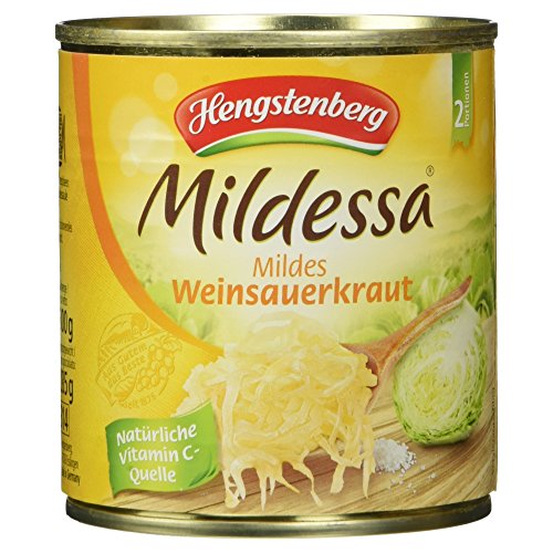 Hengstenberg Mildessa Mildes Weinsauerkraut, 285 g von Hengstenberg