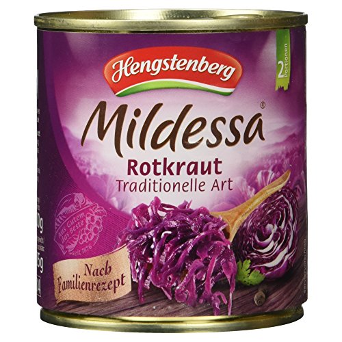 Hengstenberg Mildessa Rotkraut Traditionelle Art, 285 g (Packung mit 6) von Hengstenberg