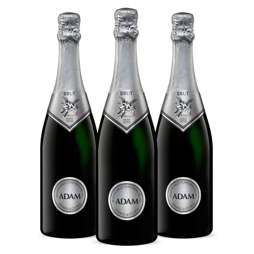 Adam Henkell Chardonnay Brut, Premium Sekt (3x 0,75l) Set, Preisgekrönte Prestige Chardonnay Cuvée aus erlesenen Trauben, elegante Aromen reifer Äpfel, mit leichter Honig Vanille Note von Henkell